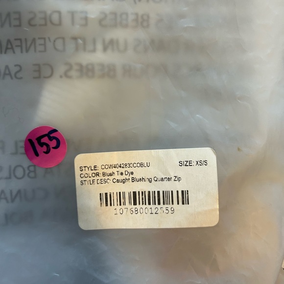 Boys Lie Cropped Full Zip sweatshirt - Picture 6 of 6